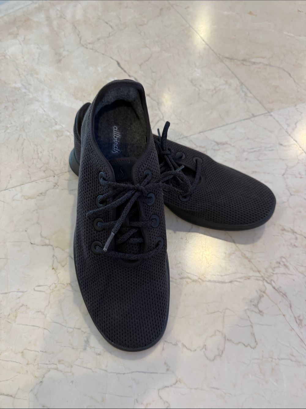 Allbirds Men’s Black Knit Runner Sneakers